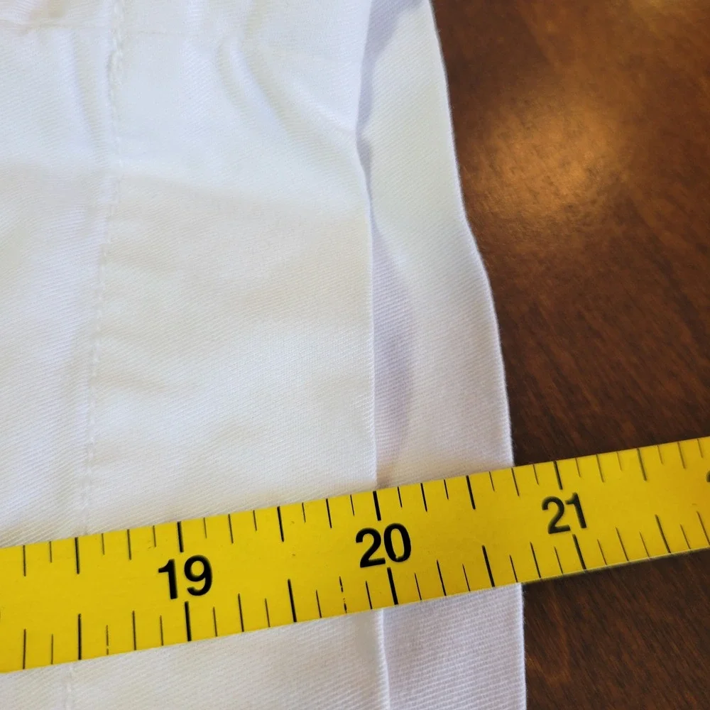 Polo Ralph Lauren Stretch Classic Fit Chino Shorts Mens 31 White Cotton Twill